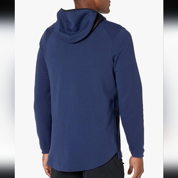 Nike Dry Showtime Fleece Blue Full-Zip Hoodie - XL - Picture 3 of 10